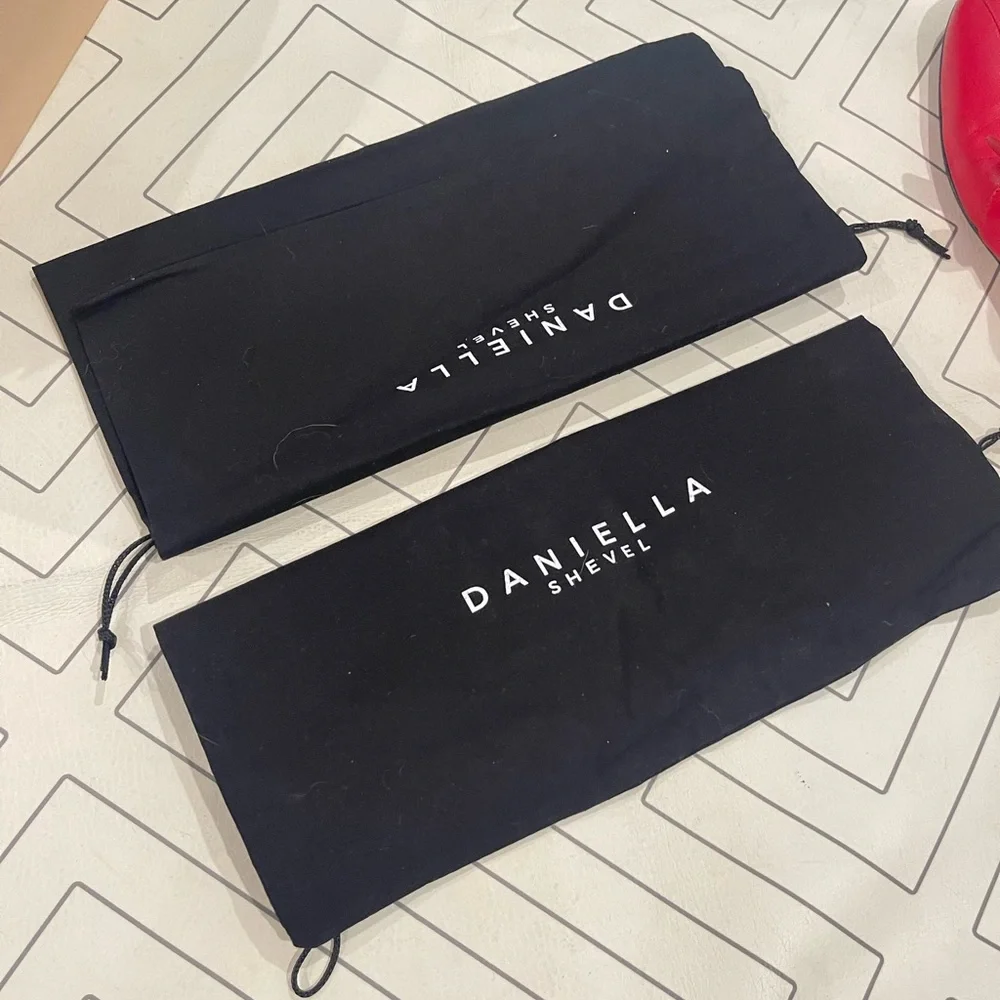 Daniella Shevel Red Leather Loafers - Picture 12 of 15